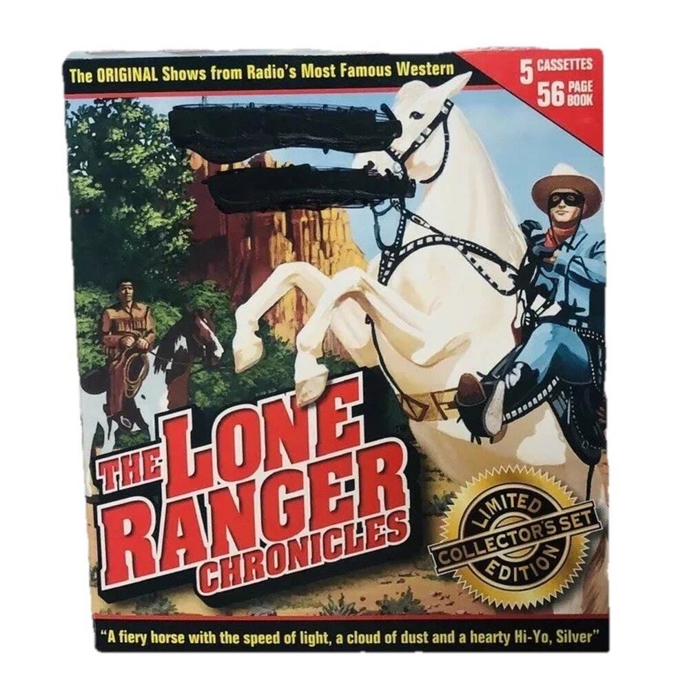 Vtg The Lone Ranger Chronicles Cassette Tapes and Book Set Limited Collectors